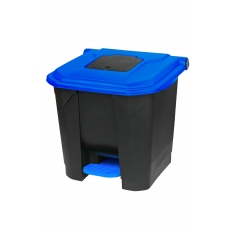 LT* Kosz plastikowy 30L z pedałem, z wiaderkiem wewn. (niebieska pokrywa) KP30T LT* Kosz plastikowy 30L z pedałem, z wiaderkiem wewn. (niebieska pokrywa) KP30T