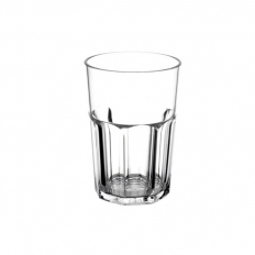 Szklanka wielorazowa PC 330ml Retro przezroczysta [śr.72mm wys.130mm] |12| *