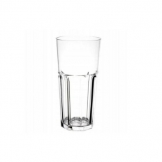 Szklanka wielorazowa PC 220ml Long Drink przezroczysta [śr.52mm wys.153mm] |12| *