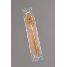 Widelec wielorazowy WPC Jasny 18cm 100szt. |20| Widelec wielorazowy WPC Jasny 18cm 100szt. |20|