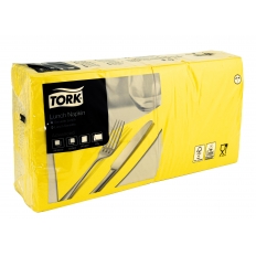 Serwetka lunchowa żółta TORK 33x33cm 200szt. Serwetka lunchowa żółta TORK 33x33cm 200szt.