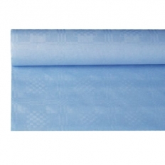 Obrus papierowy w rolce 1,2x8m niebieski z wytłoczeniem Obrus papierowy w rolce 1,2x8m niebieski z wytłoczeniem