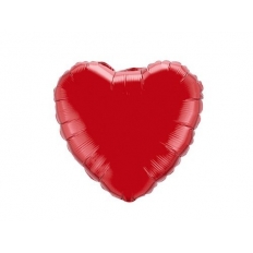 Balon foliowy SERCE czerwone 47cm* Balon foliowy SERCE czerwone 47cm*