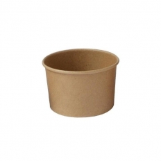 BS* Miska papierowa 180ml do lodów (śr.90mm) kraft 50szt. |20| BS* Miska papierowa 180ml do lodów (śr.90mm) kraft 50szt. |20|