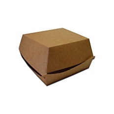 BS* Pojemnik tekturowy 105x115x80mm bez druku hamburger duży 75szt. |4| BS* Pojemnik tekturowy 105x115x80mm bez druku hamburger duży 75szt. |4|