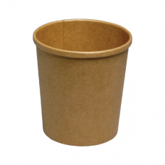 BIO* Pojemnik na zupę KRAFT 450ml/16oz śr.97/75mm 50szt. (op.zb.=10x50szt.) BIO* Pojemnik na zupę KRAFT 450ml/16oz śr.97/75mm 50szt. (op.zb.=10x50szt.)