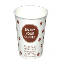 BIO Kubek papierowy ENJOY VENDING 350ml/12oz 80mm (50szt) BIO Kubek papierowy ENJOY VENDING 350ml/12oz 80mm (50szt)