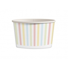 K* Miska papierowa 245ml z nadrukiem PASTELE 25szt. |24| K* Miska papierowa 245ml z nadrukiem PASTELE 25szt. |24|