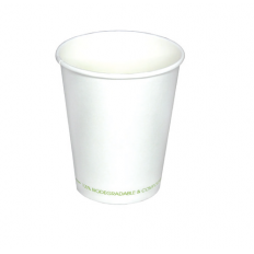 BIO Kubek papierowy biały GREEN 250ml/8oz 80mm (50szt) BIO Kubek papierowy biały GREEN 250ml/8oz 80mm (50szt)