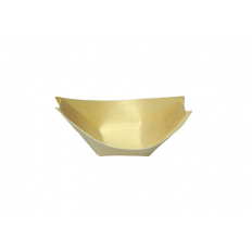BIO Miseczka drewniana "ŁÓDKA" 80mm (100szt) BIO Miseczka drewniana "ŁÓDKA" 80mm (100szt)