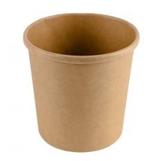 K BIO Pojemnik papierowy KRAFT NA ZUPĘ 12oz/350ml (śr.90mm) 25szt. |20| K BIO Pojemnik papierowy KRAFT NA ZUPĘ 12oz/350ml (śr.90mm) 25szt. |20|