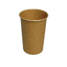 BIO Kubek papierowy brązowy KRAFT 400ml/16oz 90mm (50szt) BIO Kubek papierowy brązowy KRAFT 400ml/16oz 90mm (50szt)