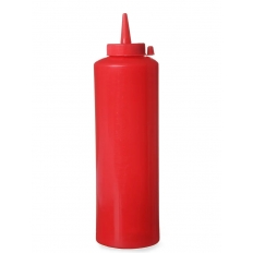 HI* Dyspenser do zimnych sosów 700ml czerwony Kitchen Line* HI* Dyspenser do zimnych sosów 700ml czerwony Kitchen Line*