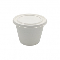 Pojemnik z trzciny cukrowej 450 ml fi114mm NATURA 50szt. |10|* Pojemnik z trzciny cukrowej 450 ml fi114mm NATURA 50szt. |10|*