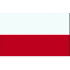 Flaga POLSKA 45x30cm na patyku* Flaga POLSKA 45x30cm na patyku*