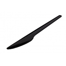 Nóż PS czarny 17cm 100szt. |20| [iK]