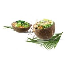 BS* Miska z kokosa 150ml śr.10cm wielokrotnego użytku 10szt. (FF) |12| BS* Miska z kokosa 150ml śr.10cm wielokrotnego użytku 10szt. (FF) |12|