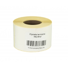 Etykieta termiczna 50x60mm biała 1000szt.* Etykieta termiczna 50x60mm biała 1000szt.*