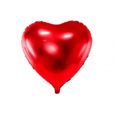 Balon foliowy SERCE czerwone 61cm* Balon foliowy SERCE czerwone 61cm*