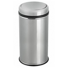 LT* Kosz metalowy z pokrywą obrotową stal błyszcząca 45L LT* Kosz metalowy z pokrywą obrotową stal błyszcząca 45L