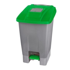 LT* Kontener 110l z pedałem + 2 kółka ZIELONA POKRYWA LT* Kontener 110l z pedałem + 2 kółka ZIELONA POKRYWA