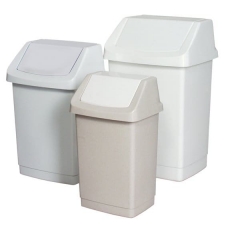Kosz uchylny plastikowy biały 50L Kosz uchylny plastikowy biały 50L
