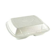 Menubox styropianowy biały (Mayak) XPS 2-dzielny 150szt. Menubox styropianowy biały (Mayak) XPS 2-dzielny 150szt.