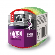 AZ Zmywak plastikowy 3szt. |24| AZ Zmywak plastikowy 3szt. |24|