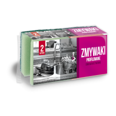 AZ* Gąbka do zmywania PROFILOWANA 2szt. |50| AZ* Gąbka do zmywania PROFILOWANA 2szt. |50|