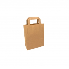 Torba papierowa z uchem płaskim szara 320x150x400mm 250szt. Torba papierowa z uchem płaskim szara 320x150x400mm 250szt.