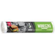 AZ* Woreczek ŚNIADANIOWY 18x28cm z klipsami 150szt. |50| AZ* Woreczek ŚNIADANIOWY 18x28cm z klipsami 150szt. |50|