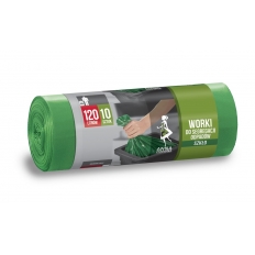 Worki do SEGREGACJI odpadów SZKLANYCH LDPE 120L 10szt. zielone Anna Zaradna Worki do SEGREGACJI odpadów SZKLANYCH LDPE 120L 10szt. zielone Anna Zaradna