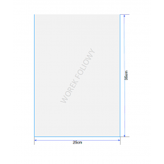 AK Worek foliowy 25x35 LD PERFOROWANE 100szt. AK Worek foliowy 25x35 LD PERFOROWANE 100szt.
