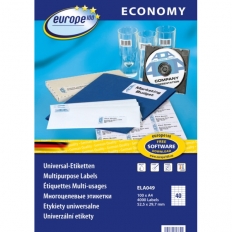 Etykiety samoprzylepne 52,5x29,7mm 100szt Etykiety samoprzylepne 52,5x29,7mm 100szt